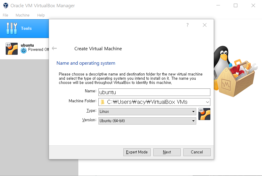 VirtualBox - Create Virtual Machine