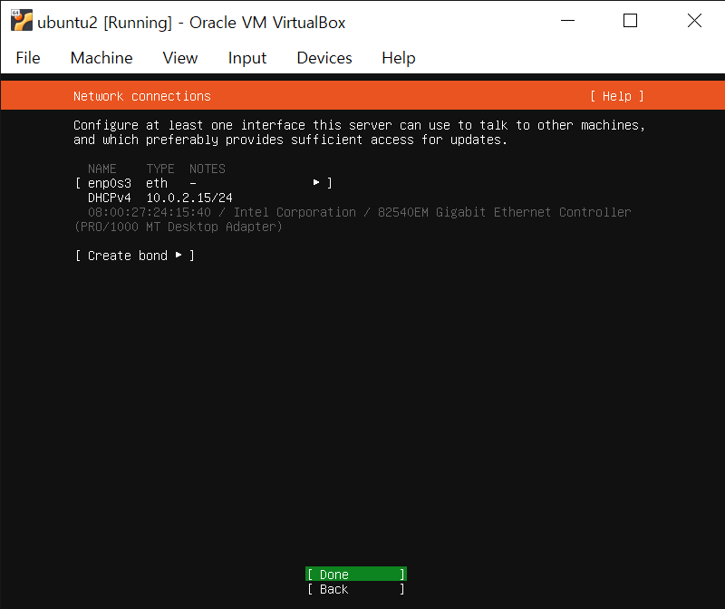 Ubuntu - Network connections